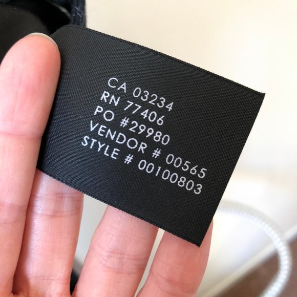 Club Monaco Black Wide Leg Wool Pants - Picture 6 of 7